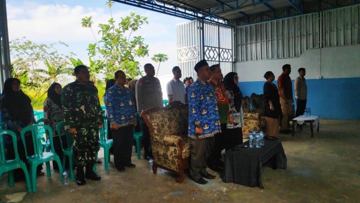 Launching Makan Bergizi Gratis (MBG) yang di laksanakan di dapur MBG