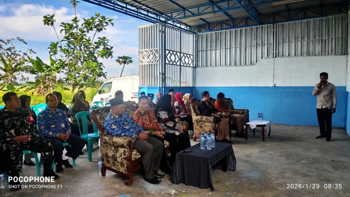 Launching Makan Bergizi Gratis (MBG) yang di laksanakan di dapur MBG