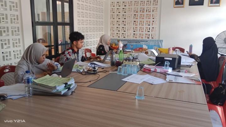 H-3 Tim audit Probebaya dari Inspektorat di Kelurahan Sindang Sari.