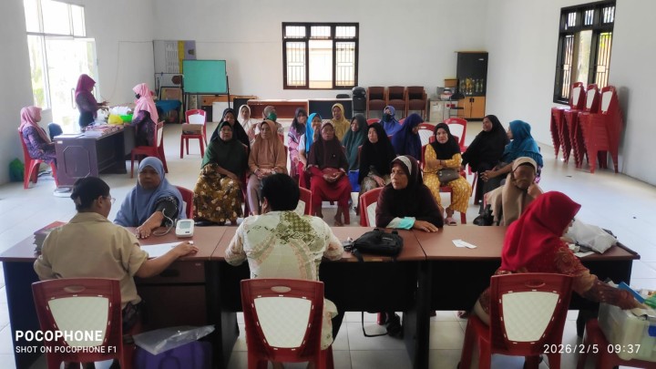 Kegiatan POSYANDU LANSIA GEMA LANTANG oleh Pkm Makroman.