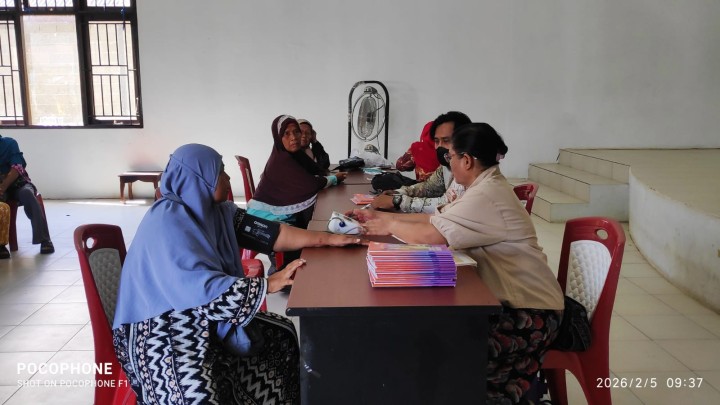 Kegiatan POSYANDU LANSIA GEMA LANTANG oleh Pkm Makroman.