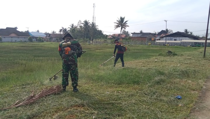 Kegiatan Gotong Royong bulanan lingkungan RT menyambut Bulan Suci Ramadhan