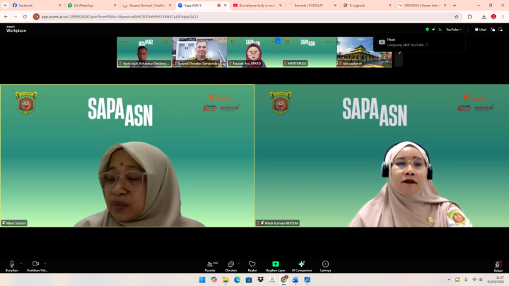 Sapa ASN-5 "Strategi Proaktif Mengelolal Kenaikan Pangkat Secara Mandiri Dan tepat Waktu.