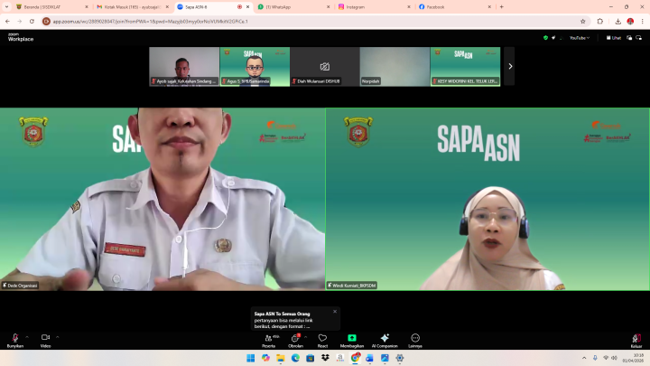 Sapa ASN -6 "Optimalisasi Organisasi Melalui Pemetaan Kebutuhan Jabatan Fungsional"