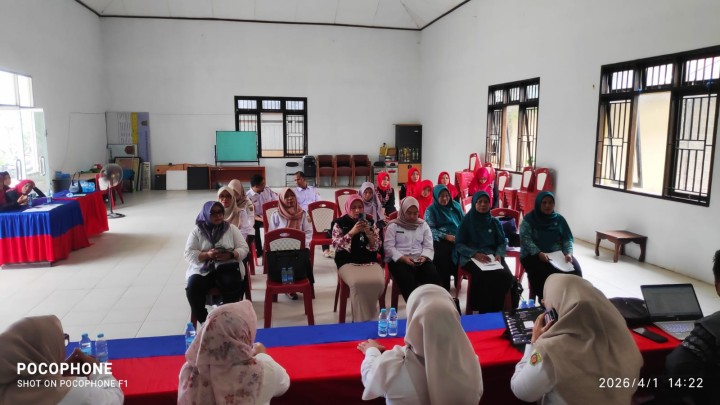 Pertemuan Pkk Sindang  sari dalam rangka persiapan Lomba PHBS.