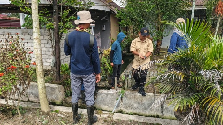 Pendampingan pengukuran tanah aset kelurahan oleh BPKAD lokus lahan Balai kelurahan,Lapangan Bola,serta lahan Kantor Kelurahan.