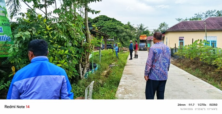 Pengukuran Lahan  yang akan di realisasikan bangunan Posyandu dan Pos