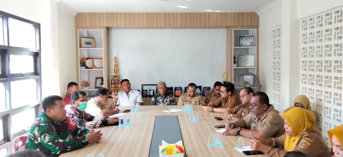 Rapat koordinasi Proklim Kelurahan Sindang Sari.