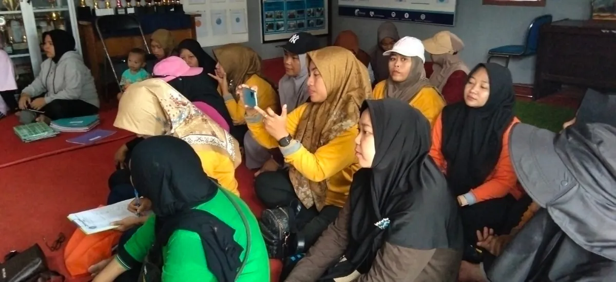 Rapat rutin Kegiatan PKK persiapan lomba PHBS.