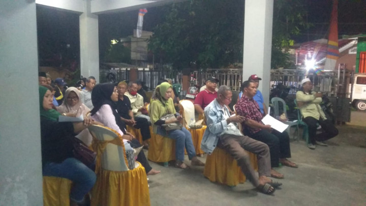 RAPAT BESAMA  ANGGOTA POKMAS DI KANTOR KELURAHAN SUNGAI DAMA
