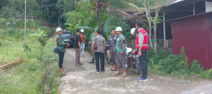 Pelaksanaan dimulainya pekerjaan Terowongan / tunnel sisi jalan Allimudin RT.33 Kelurahan Sungai Dama