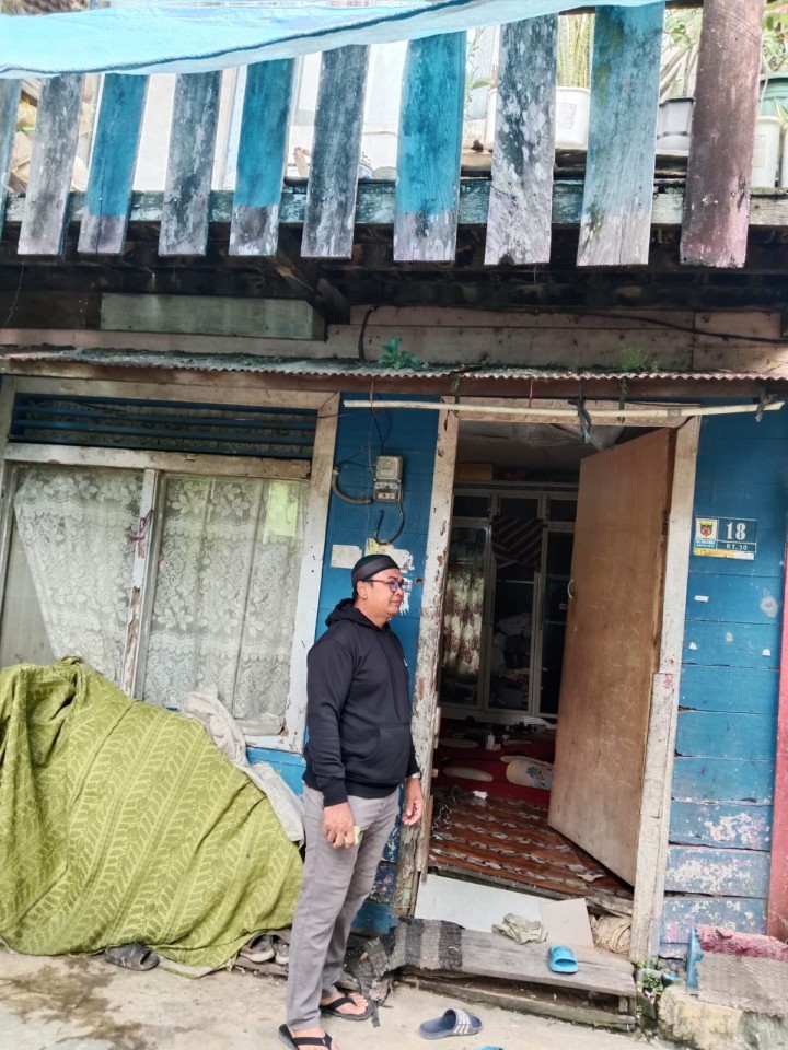 Monitoring RTLH: Kelurahan Sungai Dama memastikan Rumah Warga Layak Huni
