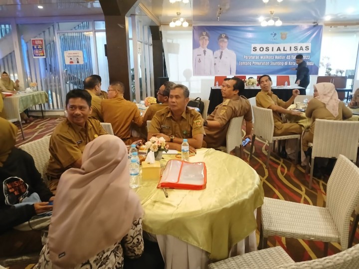 Kegiatan menghadiri sosialisasi peraturan walikota tentang Stanting tanggal 22 juli 2024