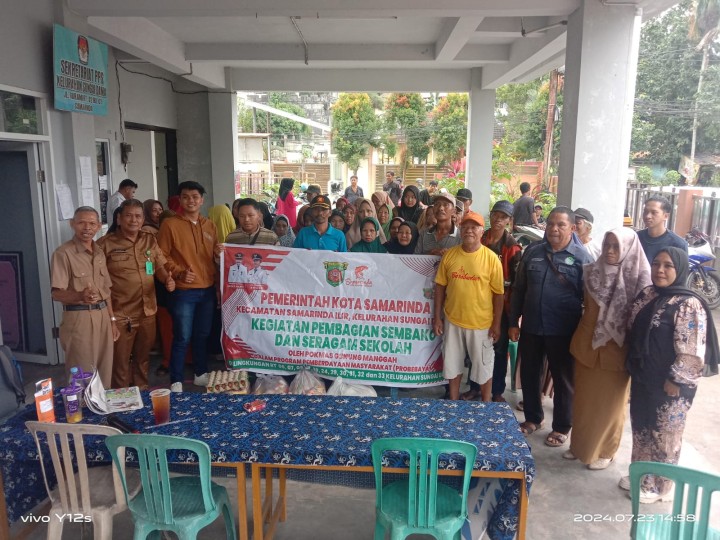 Kegiatan Pembagian Sembako Oleh Pokmas 3