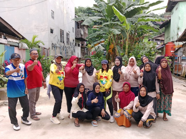 Kegiatan Probebaya : Gotong-royong POKMAS 2 dan 3 Kelurahan Sungai Dama
