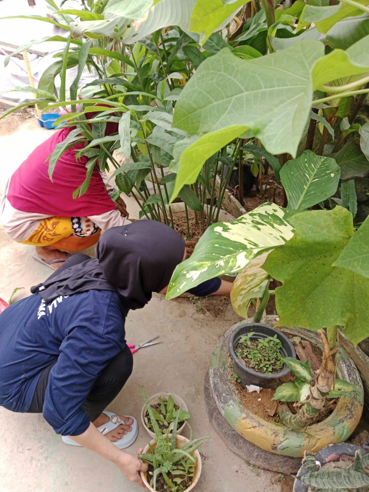 Kegiatan Probebaya : Gotong-royong POKMAS 2 dan 3 Kelurahan Sungai Dama