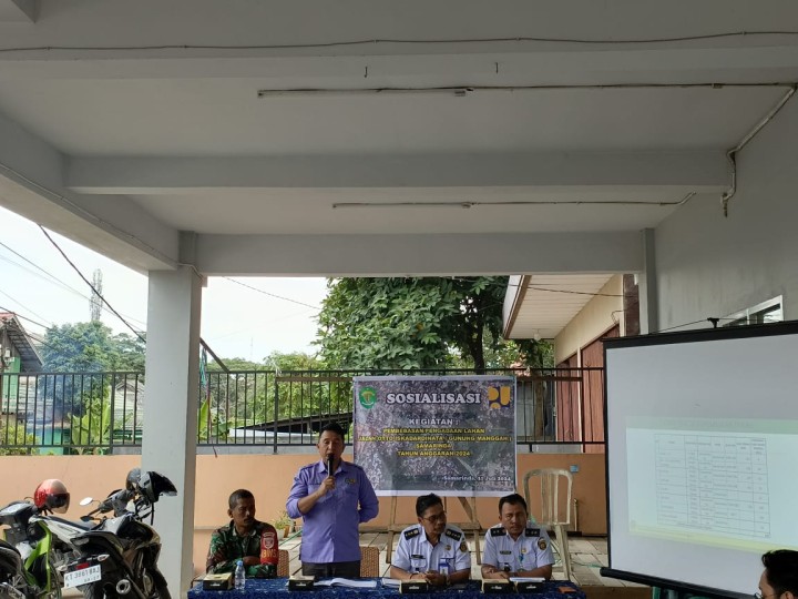 Sosialisasi : Pembebasan pengadaan lahan jalan OTISTA ( gunung mangga )