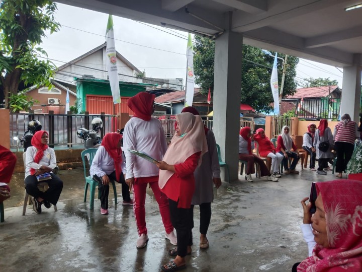 Kegiatan Lomba-Lomba Ibu-Ibu PKK di Kelurahan Sungai Dama