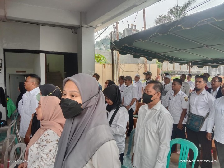 Pelantikan KPPS Kelurahan Sungai Dama dalam Persiapan Pemilu 2024