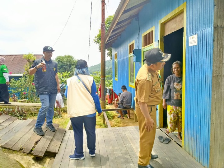 Lurah Sungai Dama Tinjau Proses Verifikasi Data Warga Miskin Ekstrem