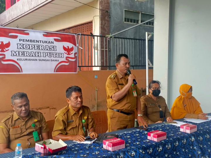 Pembentukan Koperasi MERAH PUTIH Dikelurahan Sungai Dama