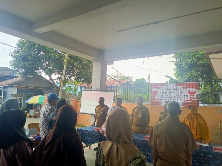 Pembentukan Koperasi MERAH PUTIH Dikelurahan Sungai Dama