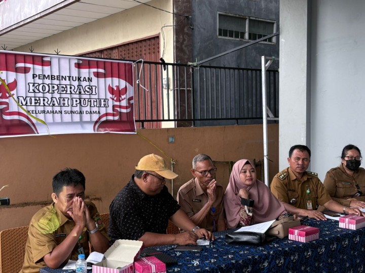 Pembentukan Koperasi MERAH PUTIH Dikelurahan Sungai Dama