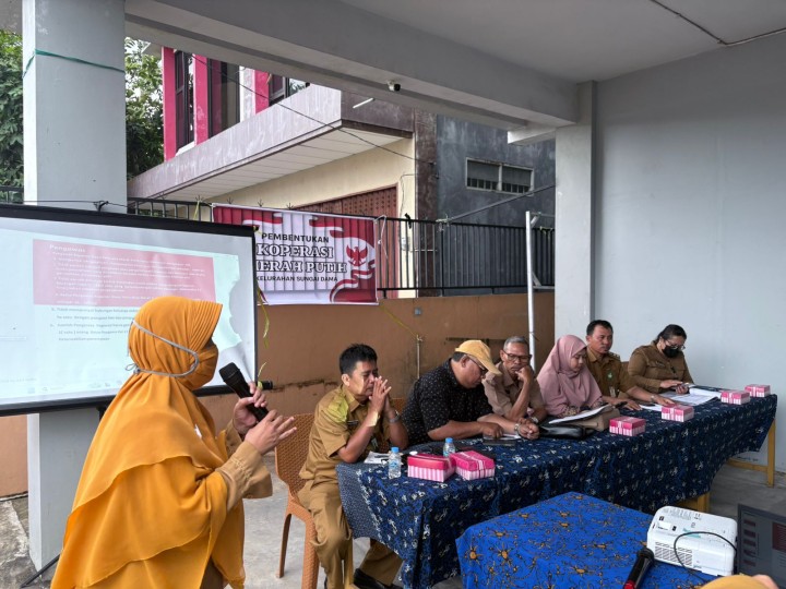 Pembentukan Koperasi MERAH PUTIH Dikelurahan Sungai Dama