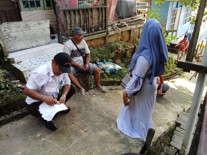 Pengukuran Batas Dan Pengembalian Batas Tanah Warga RT 24 Kelurahan Sungai Dama