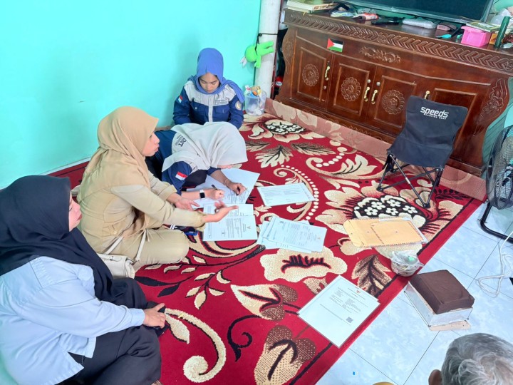 Kegiatan Pendataan Industri kecil menengah (IKM) di kelurahan sungai dama