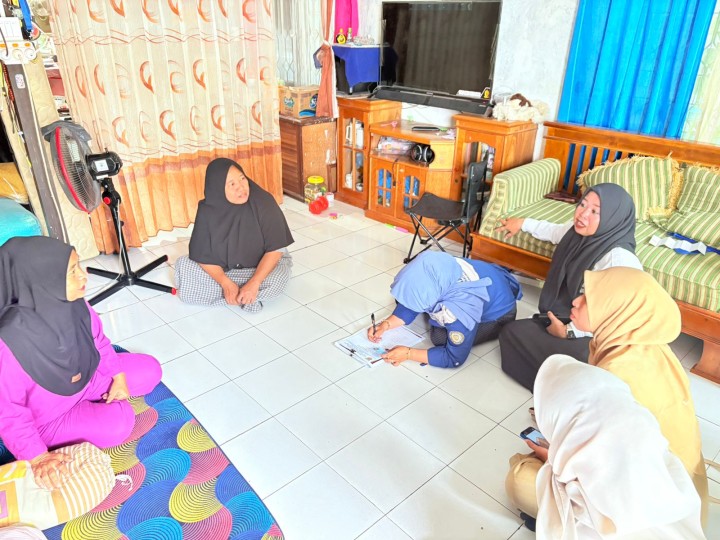 Kegiatan Pendataan Industri kecil menengah (IKM) di kelurahan sungai dama