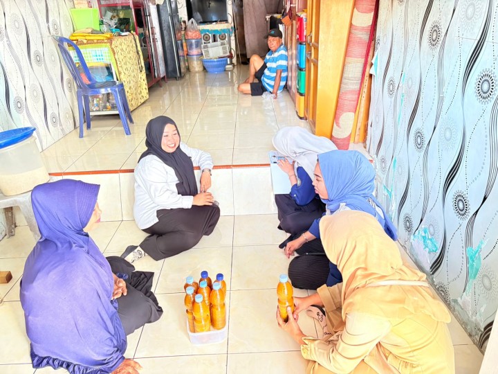Kegiatan Pendataan Industri kecil menengah (IKM) di kelurahan sungai dama