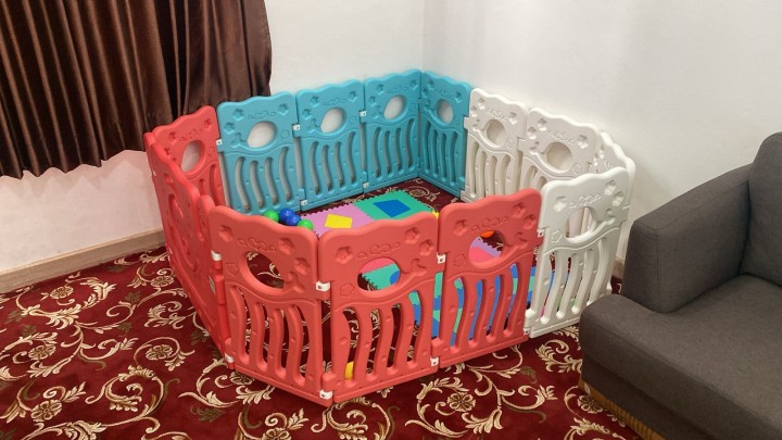 tempat laktasi dan tempat bermain anak anak di kelurahan sungai dama