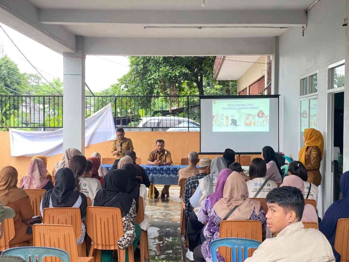Rapat Koordinasi Penanganan Rabies di Kelurahan Sungai Dama