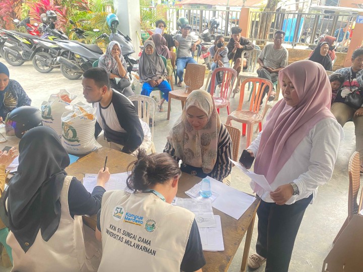 Distribusi Banpang di Kelurahan Sungai Dama Tahun 2025 Hari Pertama
