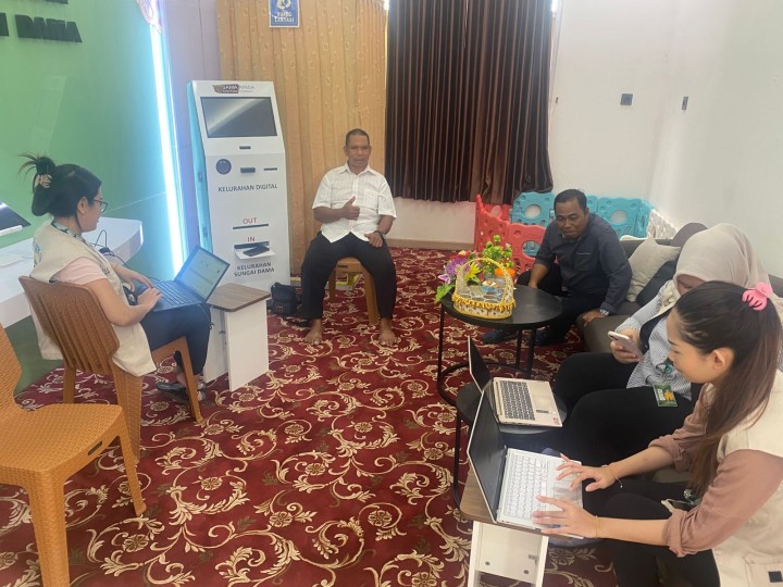 Rapat koordinasi dengan pengurus pokdarwis wisata steling bersama tim pendanping wisata kalimantan Timur.
