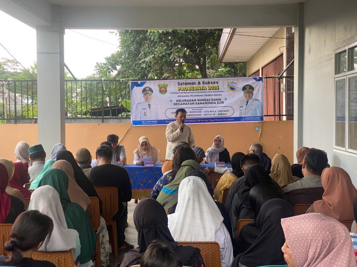 Launching Pelatihan Probebaya Di kelurahan Sungai dama Bersama lpk cendana