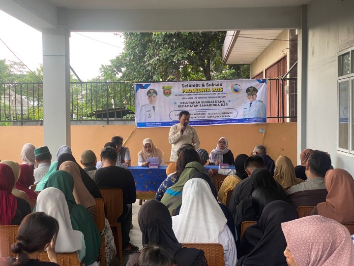 Launching Pelatihan Probebaya Di kelurahan Sungai dama Bersama lpk cendana