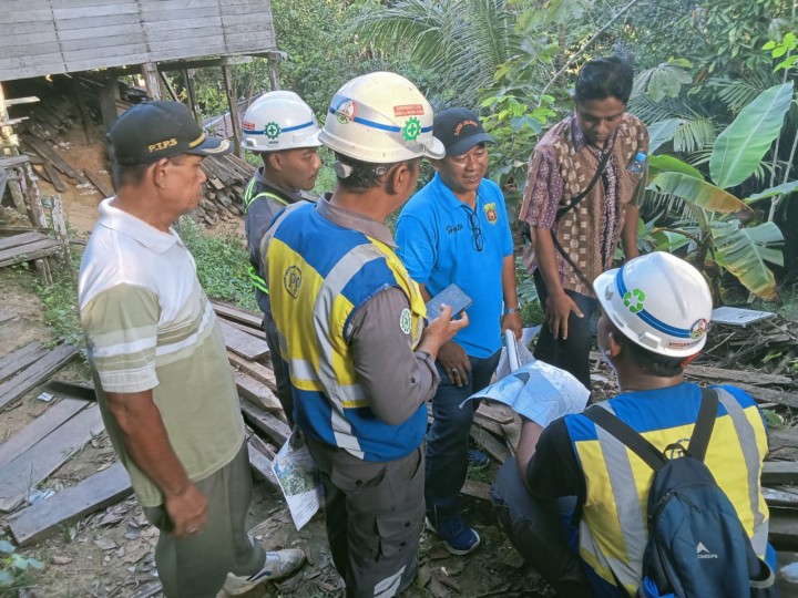 Pengukuran Tanah Warga Di RT 33