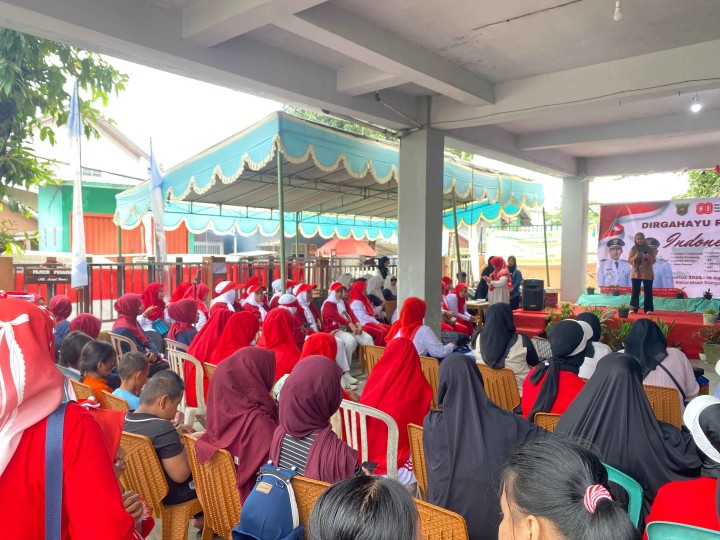 Lomba Senam PKK/DASAWISMA Di Kelurahan Sungai Dama
