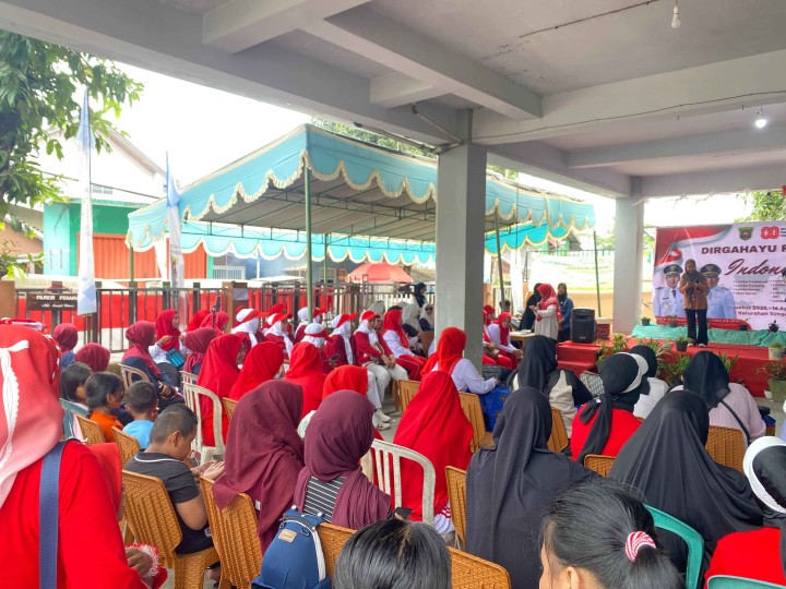 Lomba Senam PKK/DASAWISMA Di Kelurahan Sungai Dama