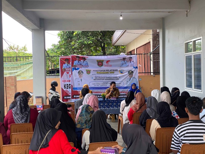 PENUTUPAN PELATIHAN PROBEBAYA DI KELURAHAN SUNGAI DAMA