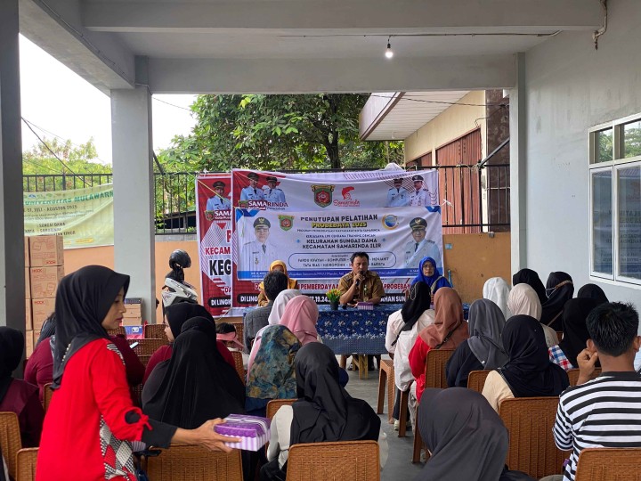 PENUTUPAN PELATIHAN PROBEBAYA DI KELURAHAN SUNGAI DAMA