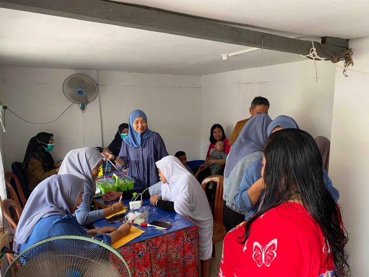 Peninjauan Posyandu Kenanga 2 Di RT,13,14,15,16