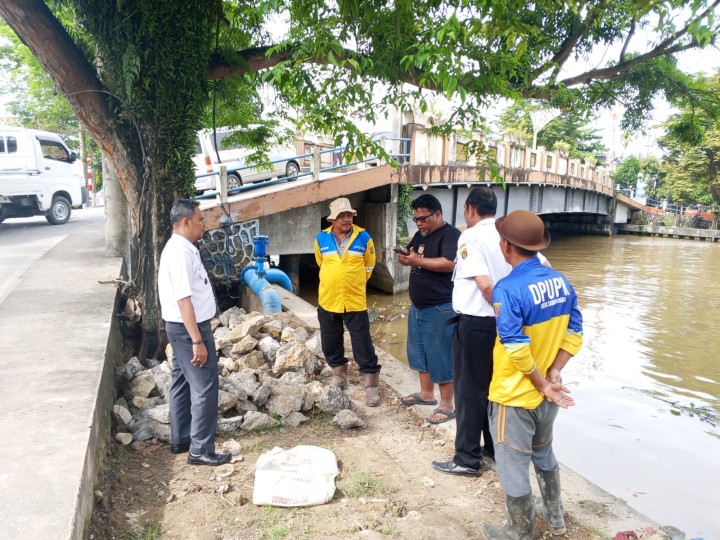 Peninjauan Kegiatan Pembangunan Gorong Gorong Di Jembatan S Hari ke 2