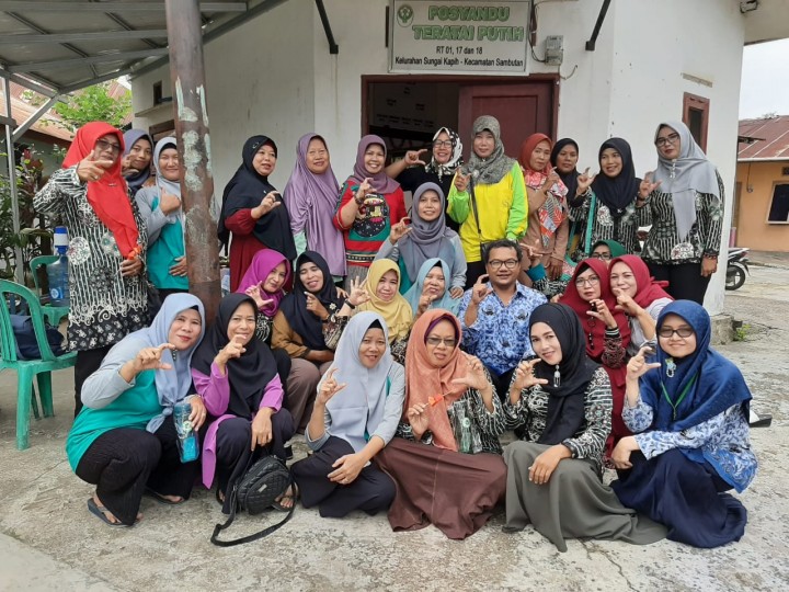 Pertemuan rutin kader Posyandu bulan Oktober 2019