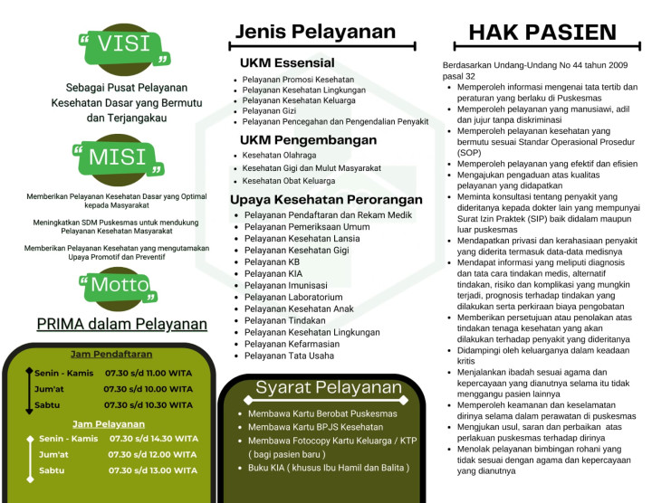 LEAFLET PUSKESMAS