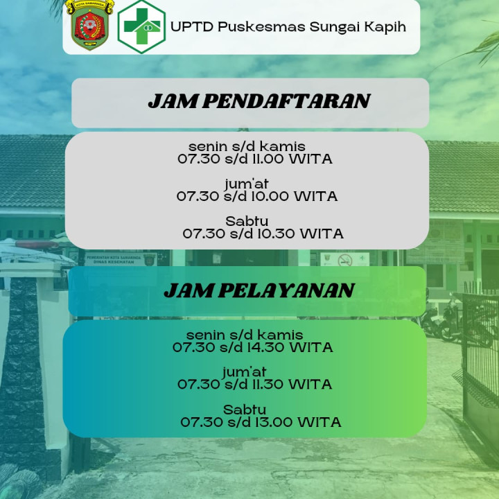 JAM PENDAFTARAN DAN PELAYANAN