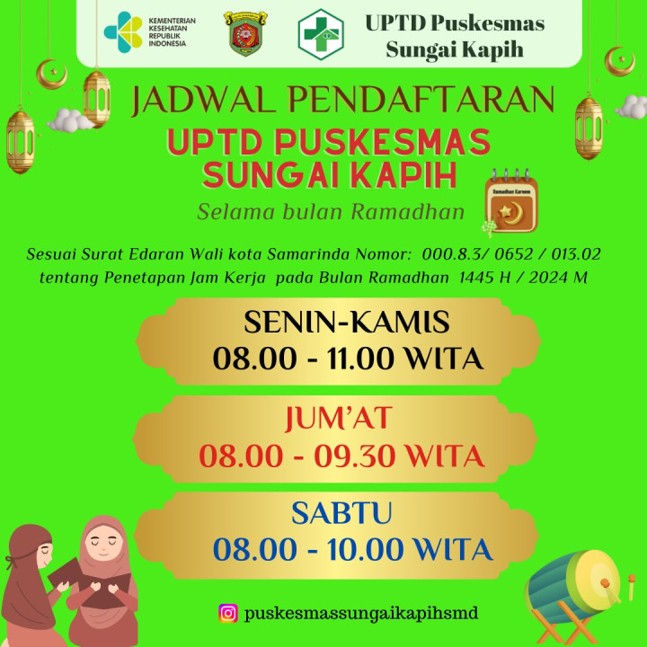 JAM PELAYANAN SELAMA RAMADHAN 2024