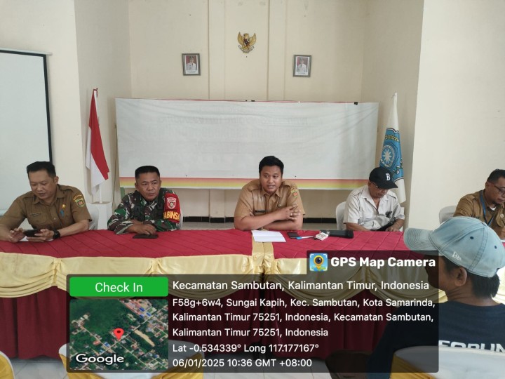 Kegiatan Kelurahan Sungai kapih Senin Tanggal 6 Januari 2025